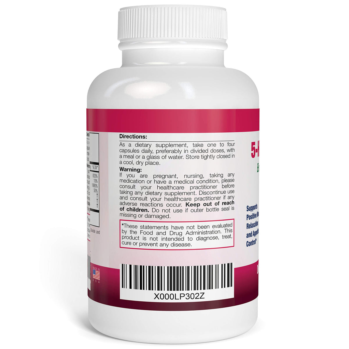 Nattura 5-HTP Supreme Capsules for Mood & Relaxation - 90 Capsules - image 3