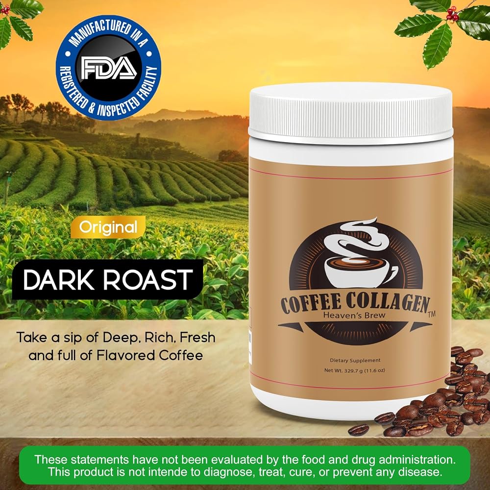 Heaven's Brew Hydrolyzed Bovine Collagen Powder Coffee Flavored - 30 Servings - image 7
