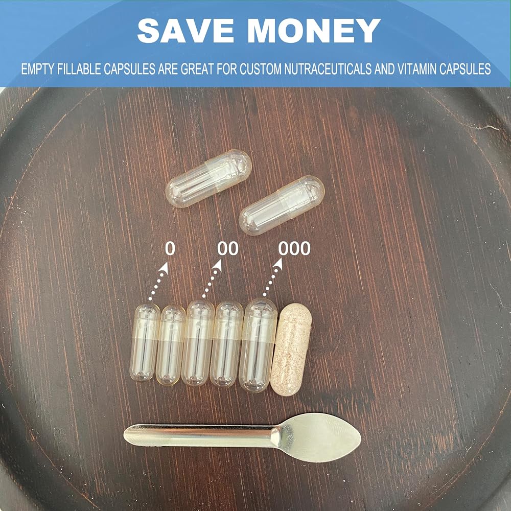 VGTPC Size 0 Pure Gelatin Empty Capsules - 5000 Count - image 5