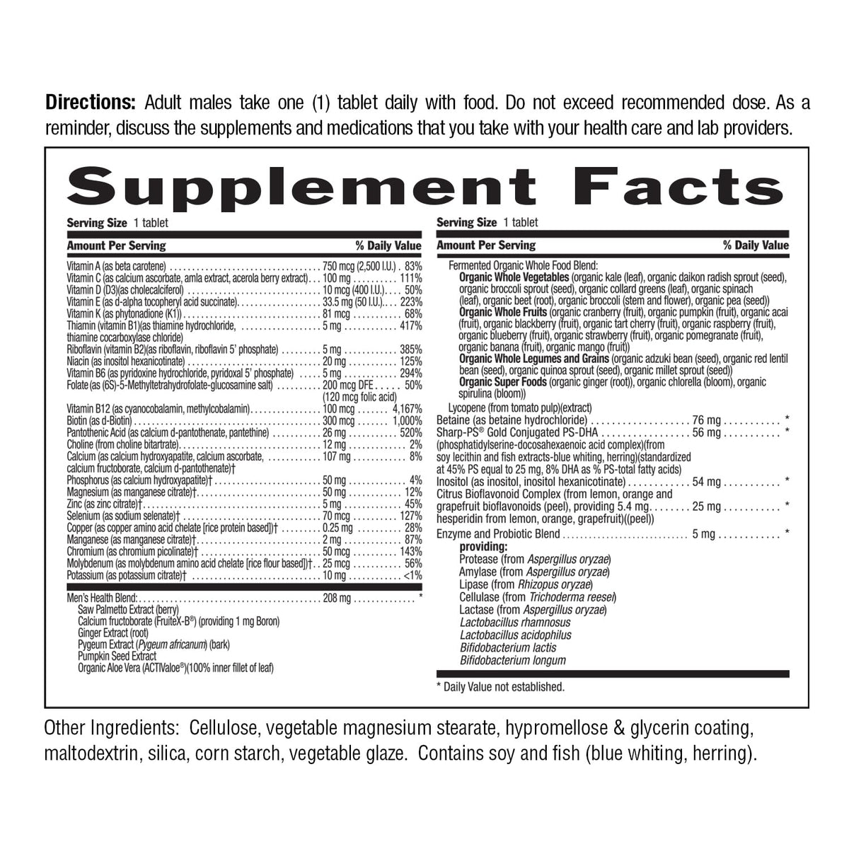 Country Life Core Daily-1 Multivitamin for Men 50+ - 60 Tablets - image 3