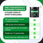 GUDOMET Wormwood Complex 1,500 mg Digestive Support - 150 Capsules - image 6