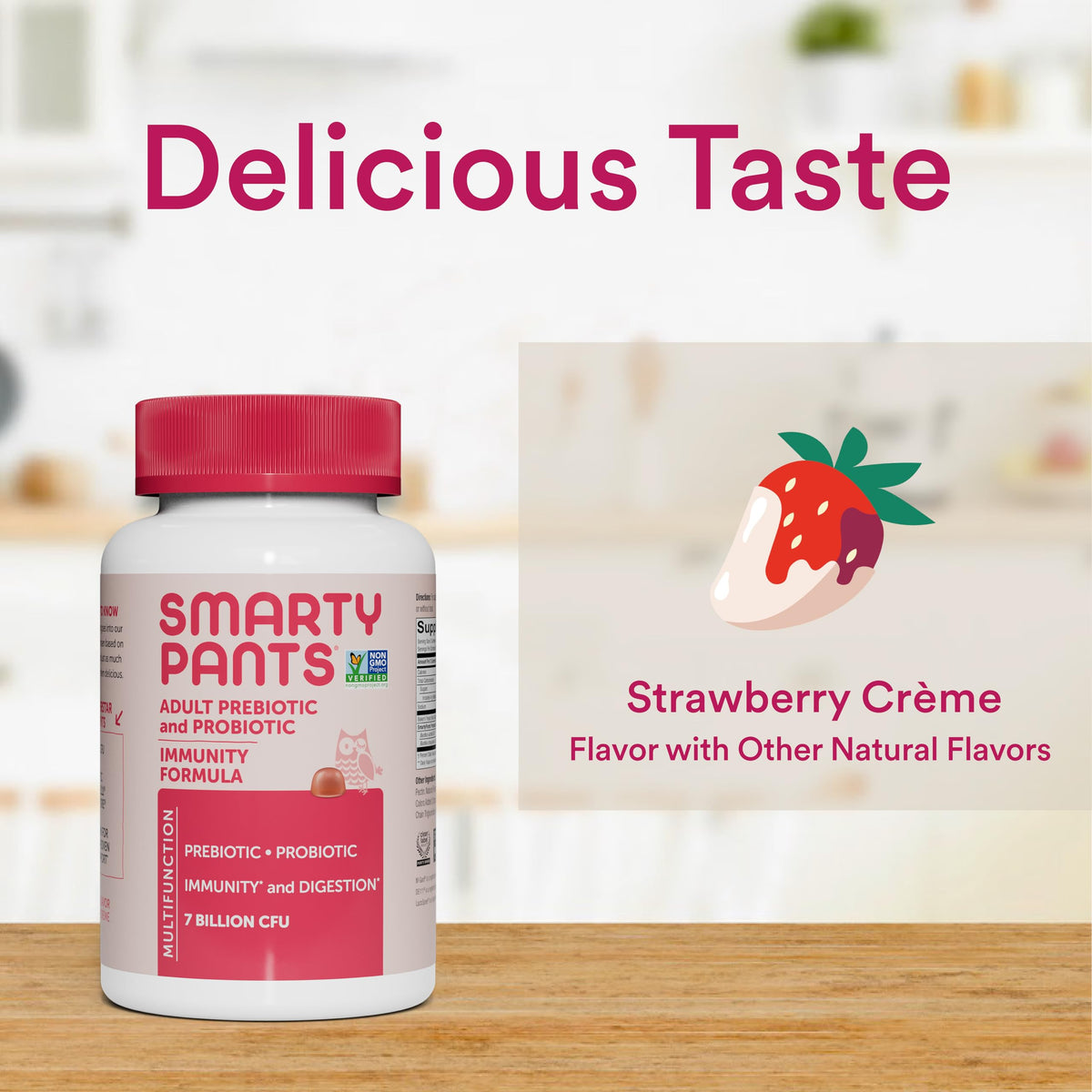 SmartyPants Adult Probiotic & Prebiotic Gummies - 60 Gummies - image 5