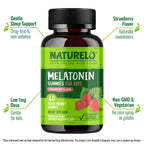 NATURELO Melatonin Gummies for Kids Sleep Support - 60 Gummies - image 2