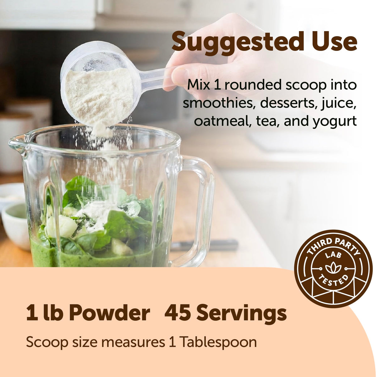 Micro Ingredients Organic MCT Oil Powder with Prebiotic Fiber - 16 oz - image 4