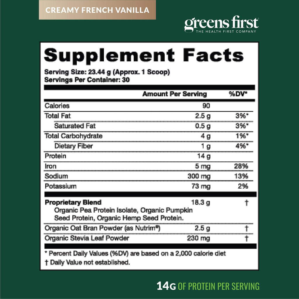 Greens First Dream Protein Plant Based