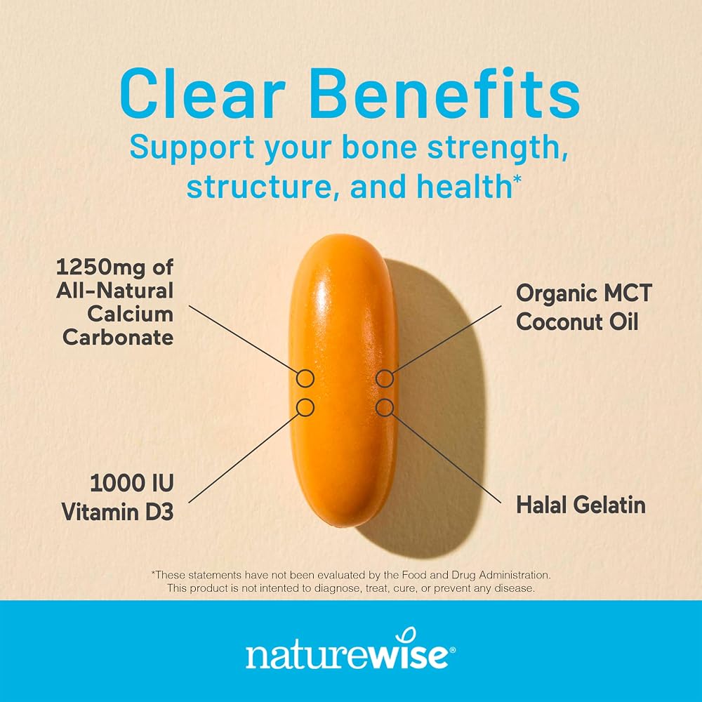 NatureWise av2024-NatureWise-naturewise Calcium mg with Vitamin d iu