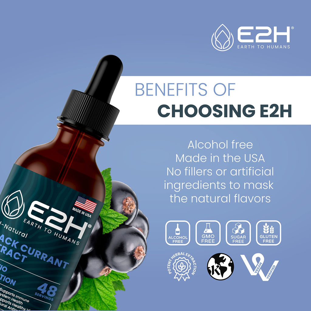 E2H EARTH TO HUMANS Natural Black Currant Extract