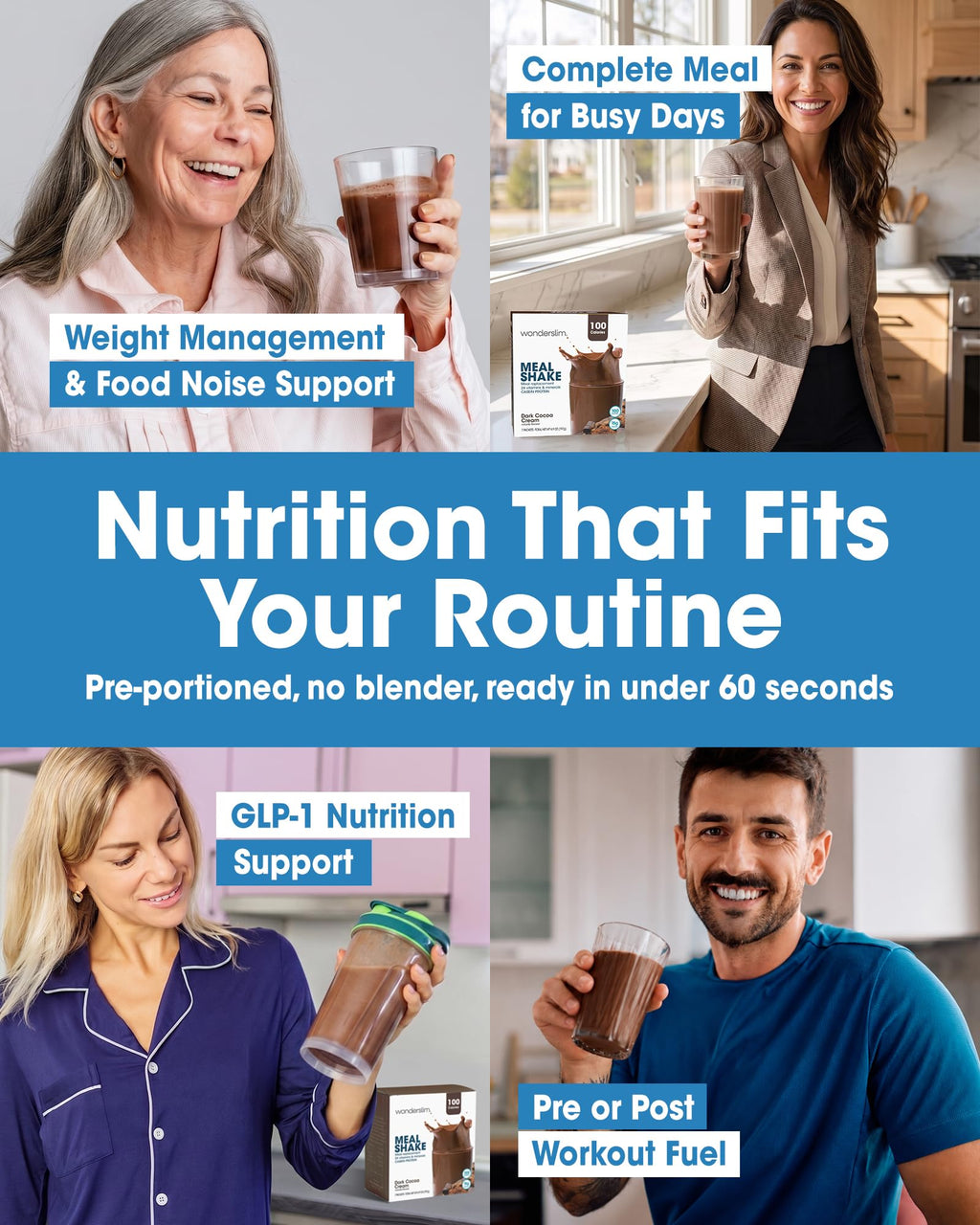 WonderSlim Meal Replacement Shakes & Smoothies