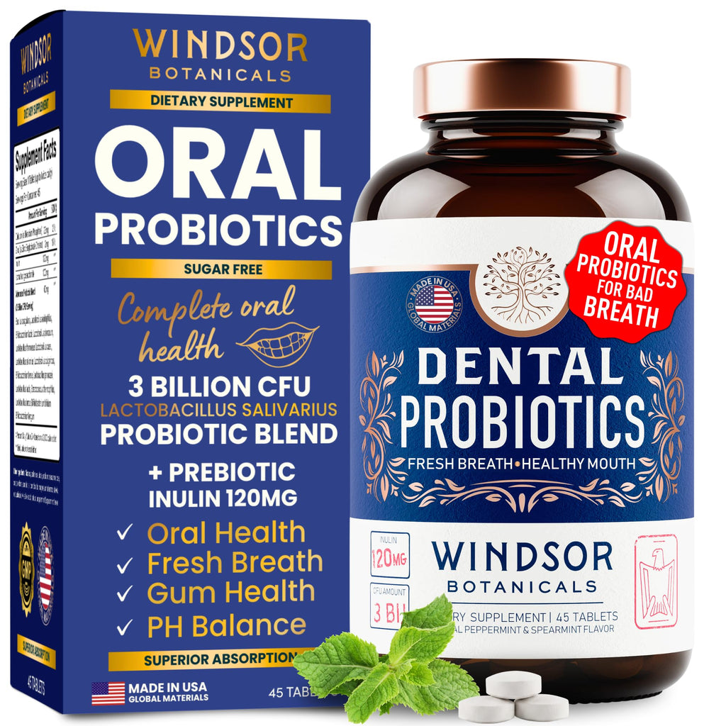 WINDSOR BOTANICALS Oral Probiotics for Teeth and Gums Variation
