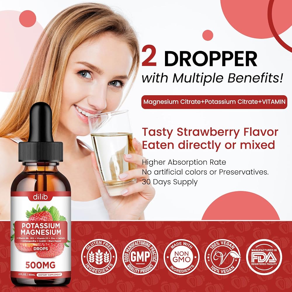 dilib Potassium Magnesium Citrate Supplement