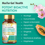 Organic Veda Marshmallow Turmeric MasTur Gut Health Supplement - 120 Capsules - image 6