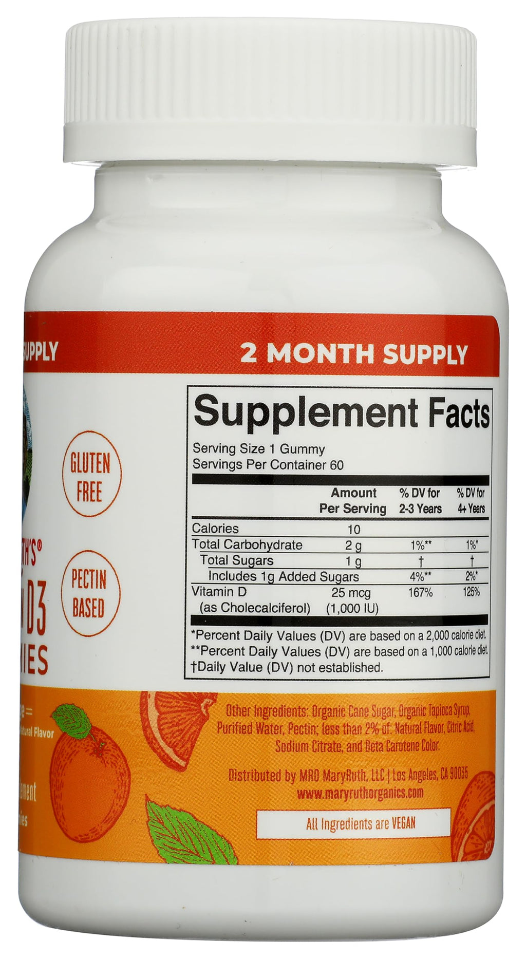 MARYRUTH'S Mary Ruth's Vitamin D3 Gummies - 60 Count - image 5