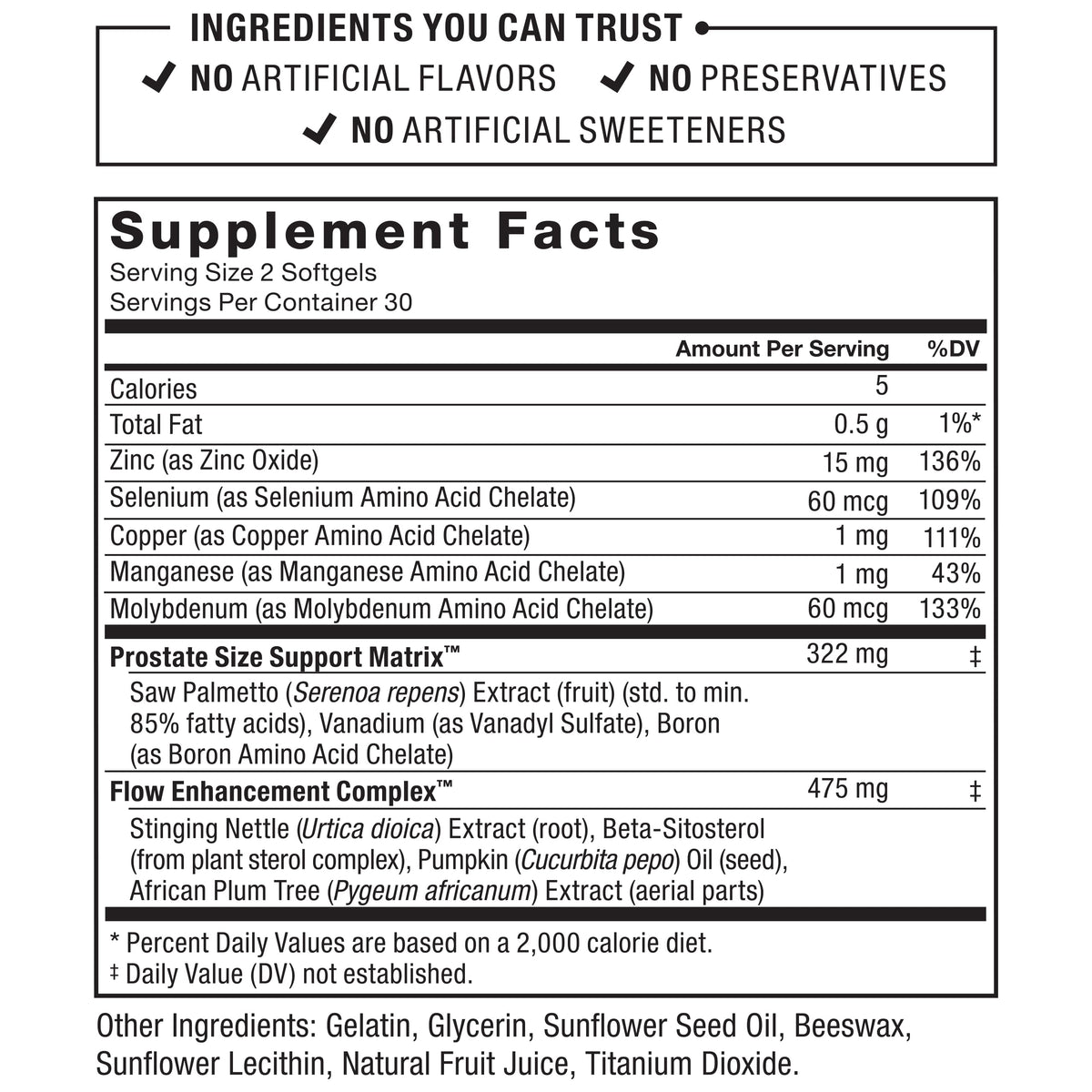 Force Factor Prostate Saw Palmetto Beta Sitosterol - 120 Capsules - image 9
