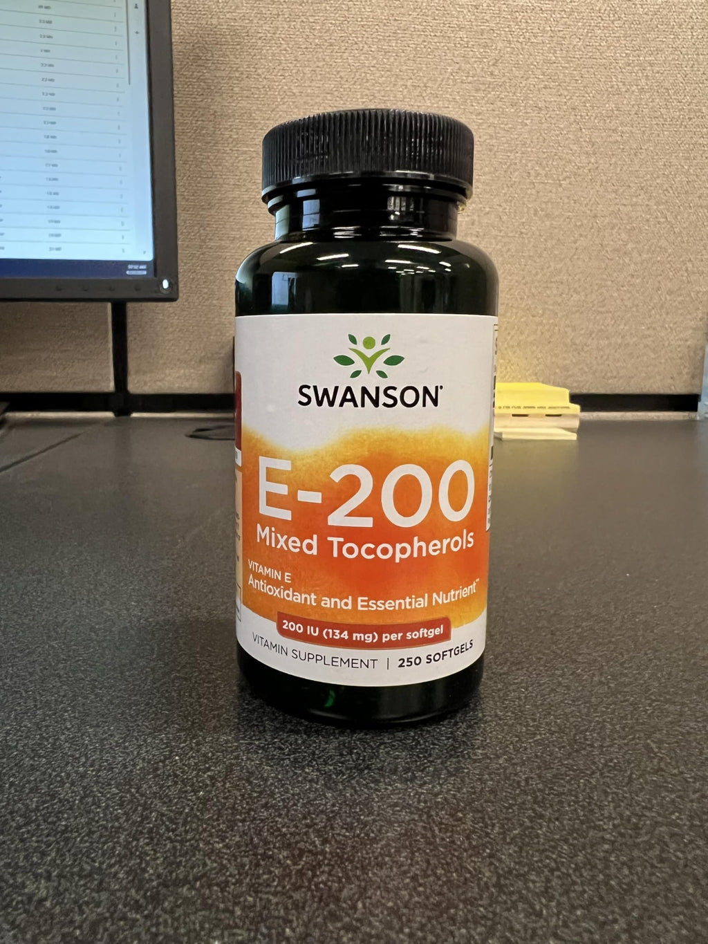 Swanson Vitamin E Mixed Tocopherols 200 IU - 500 Softgels - image 2