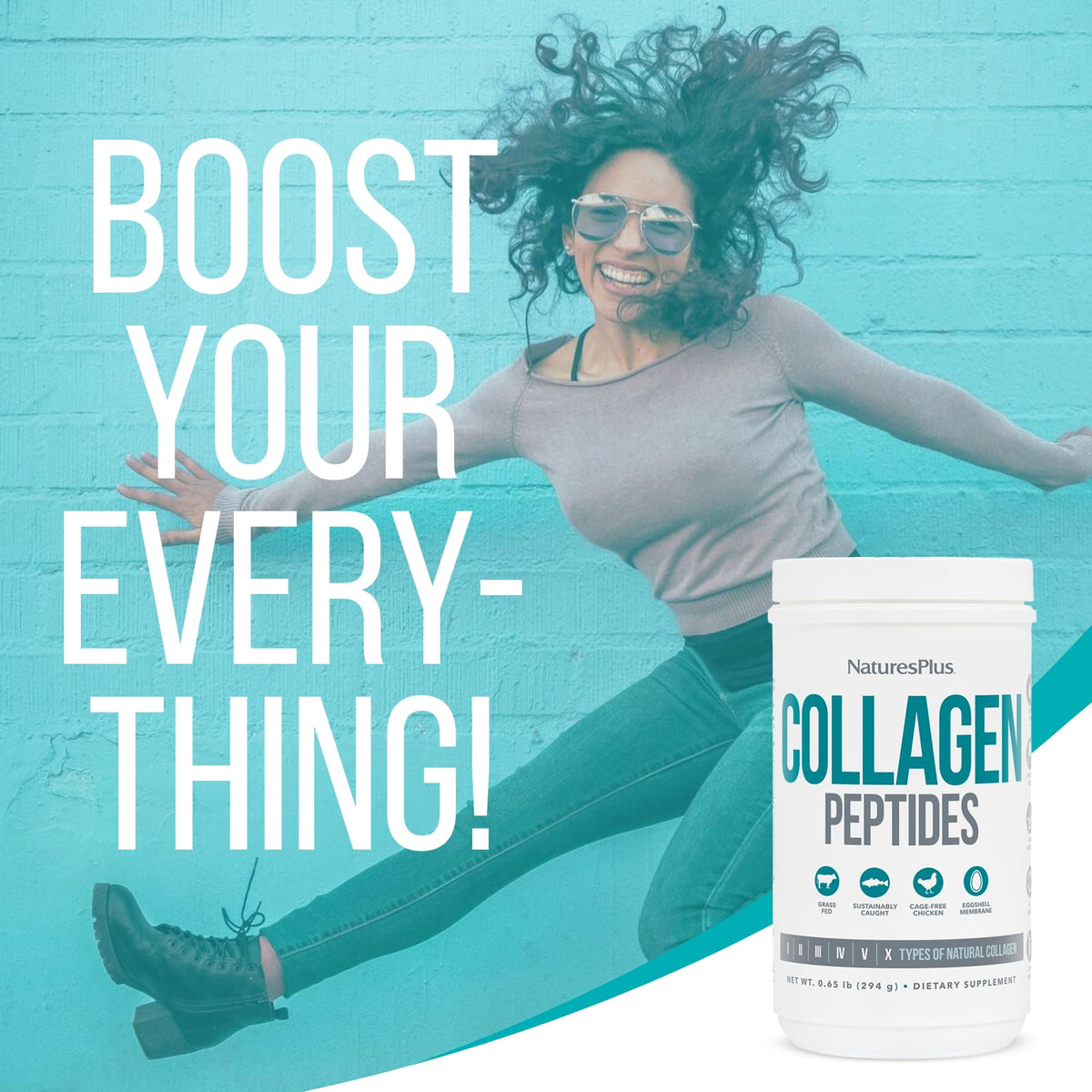 Nature's Plus NaturesPlus Collagen Peptides - Hair