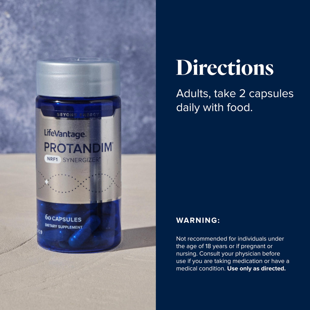 LifeVantage Protandim NRF1 Synergizer Mitochondrial Support - 60 Capsules - image 6