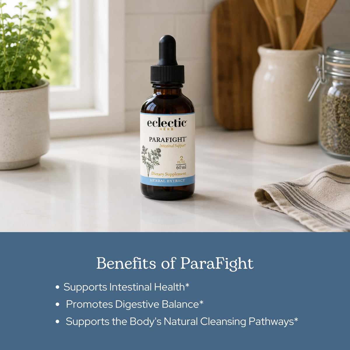 Eclectic Herb ParaFight Extract Liquid Drops Intestinal Support - 2 fl oz - image 4