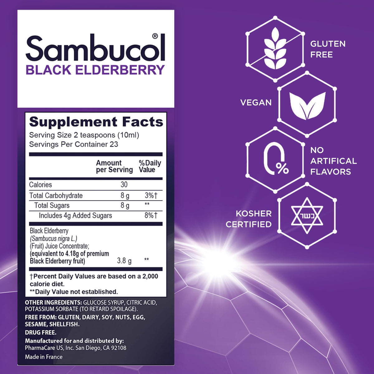 Sambucol Black Elderberry Syrup - Sambucus Elderberry Syrup