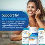 21st Century Calcium Citrate + D3 Petites - 200 Tablets - image 8