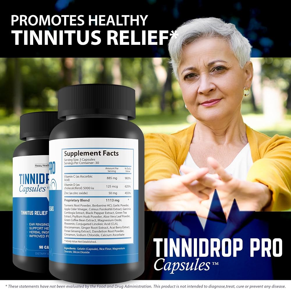Happy Health Marketplace Tinnidrop Pro Tinnitus Relief - 90 Capsules - image 6