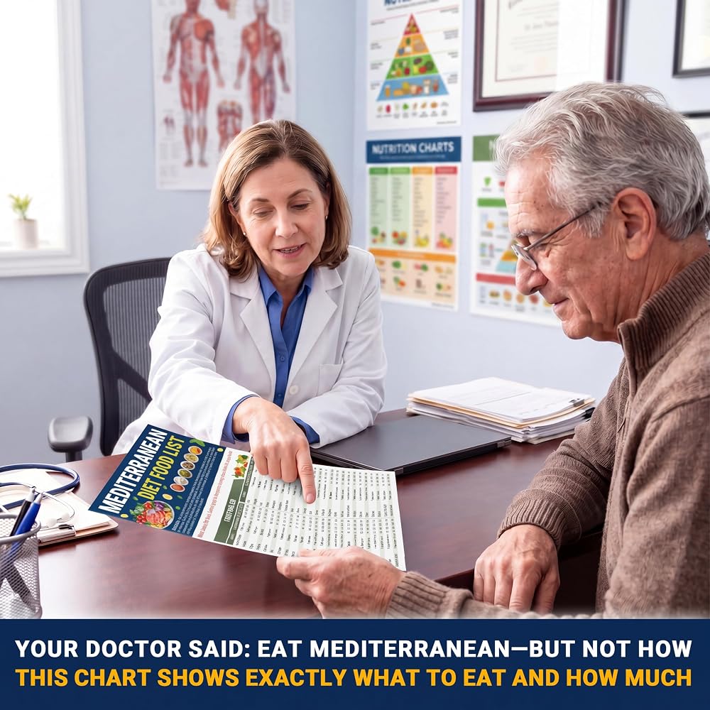 HAMIEW Mediterranean Diet Chart for Beginners - 3 Pack - image 5