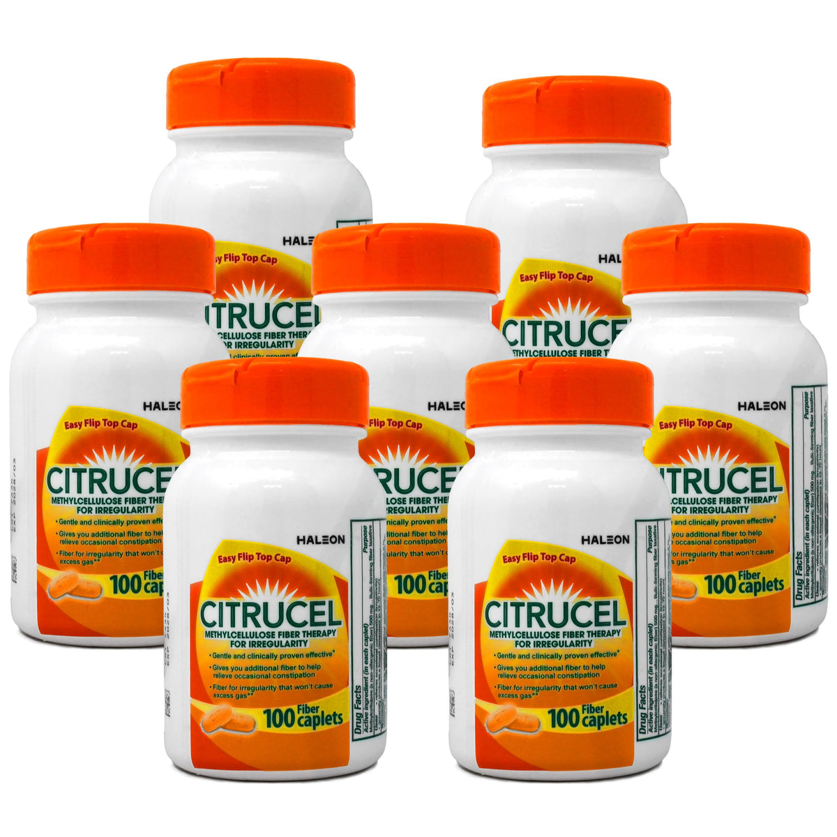 Citrucel Fiber Therapy Caplets - 700 Count (7 Pack)
