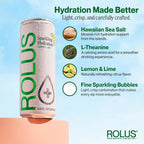 ROLUS Sparkling Electrolyte Hydration Drink Lemon Lime - 12 Pack - image 3