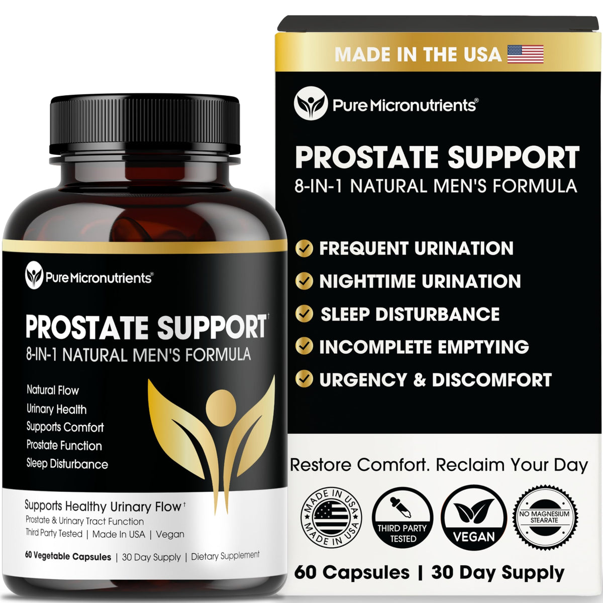 Pure Micronutrients Prostate Supplement Saw Palmetto - 60 Capsules
