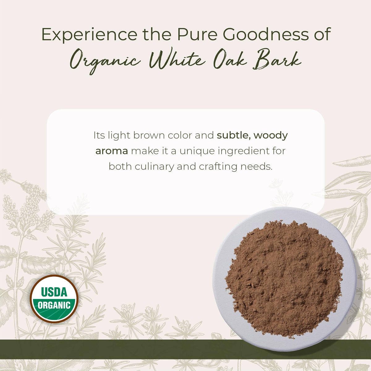 Starwest Botanicals White Oak Bark Powder Organic - 4 oz - image 2
