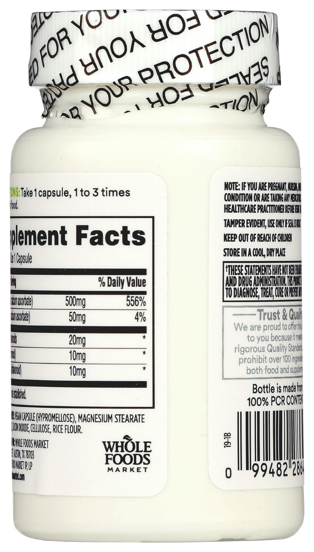 365 by Whole Foods Market Buffered Vitamin C Complex - 60 Capsules - image 2