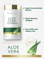 Carlyle Aloe Vera Softgel Capsules - 300 Count - image 4
