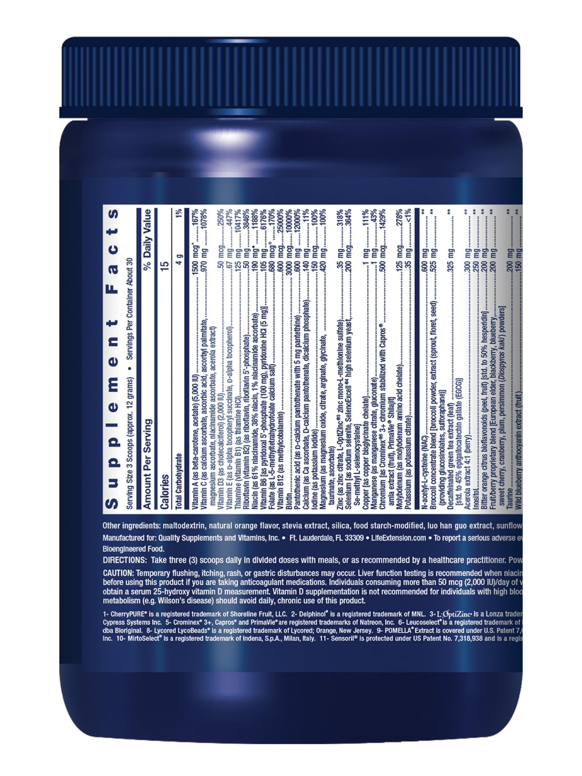 Life Extension Mix Powder Multivitamin - 360 Grams - image 2