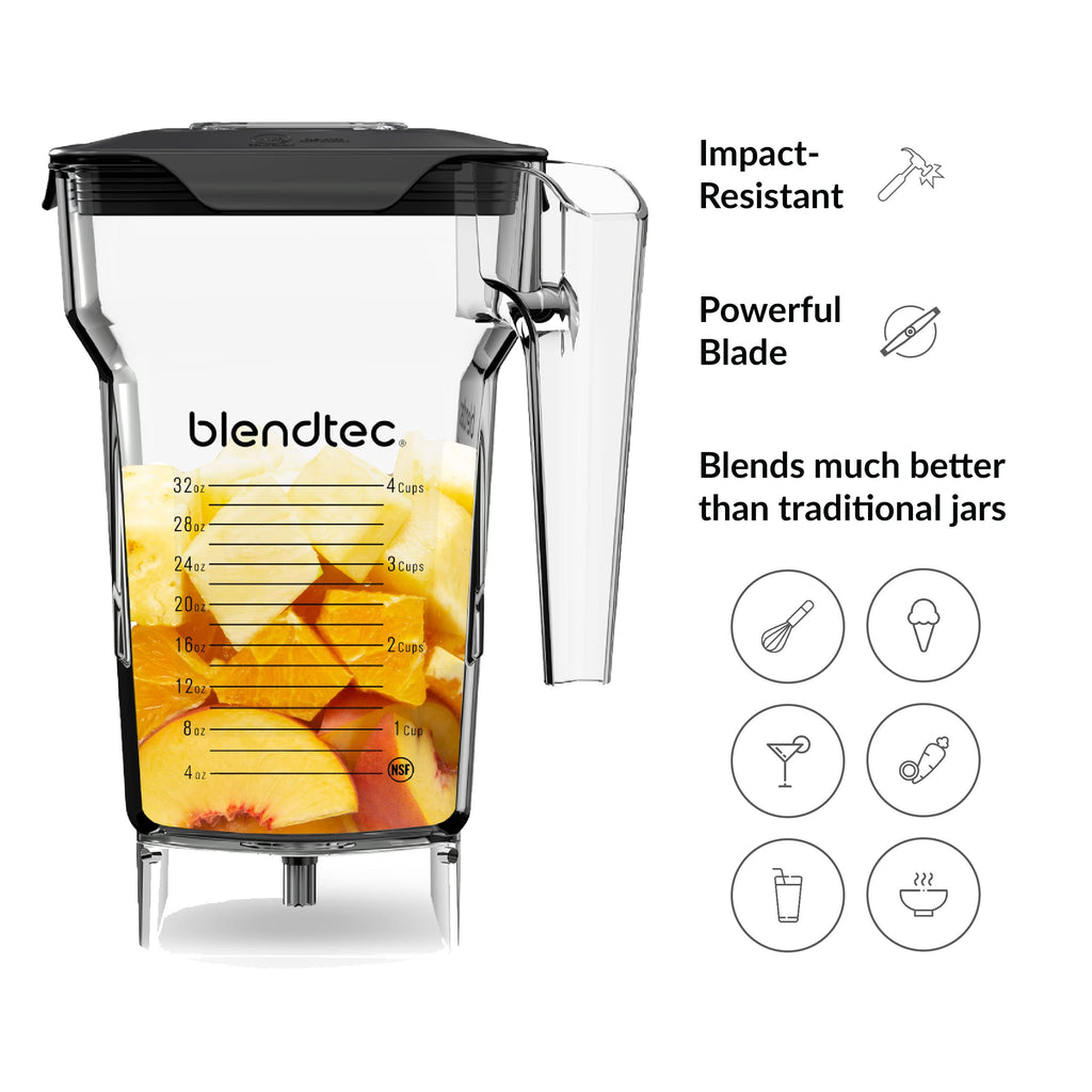 Blendtec 75oz FourSide Jar & 30oz GO Travel Bottle Bundle - image 5