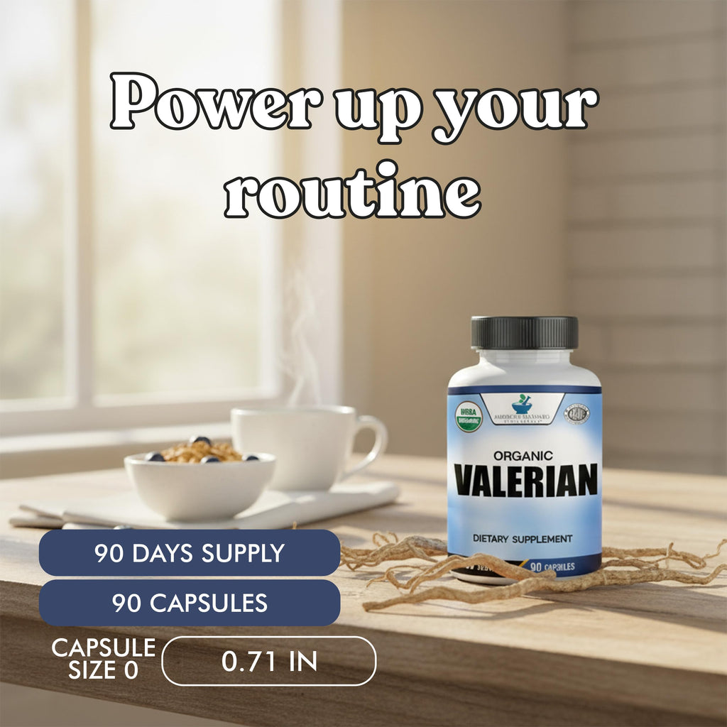 American Standard Supplements Organic Valerian - 90 Capsules - image 5