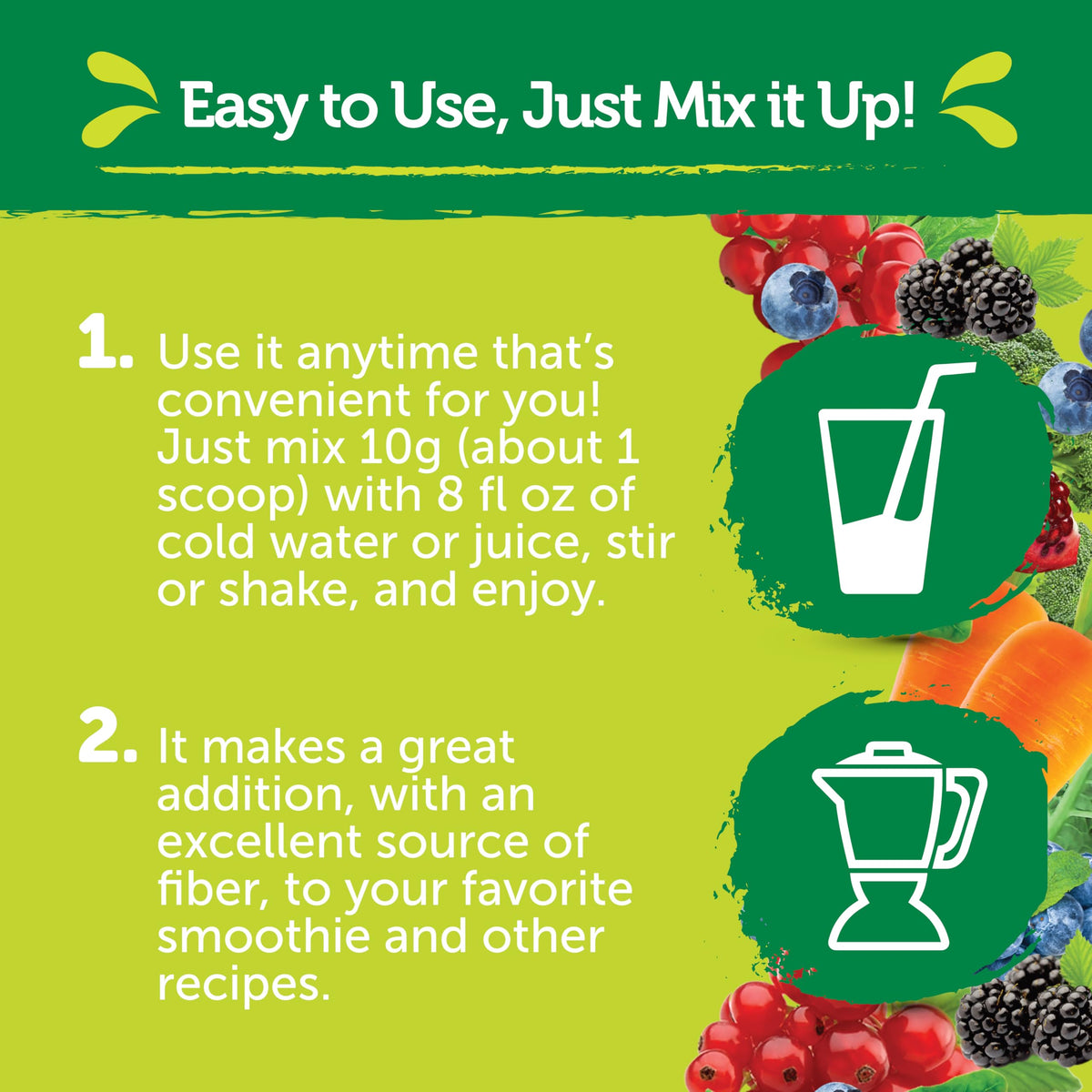 Healthy Delights Organic Greens + Probiotics Powder - 30 Servings - image 5