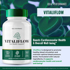 IDEAL PERFORMANCE Vitaliflow Gut Health Support Capsules - 300 Count - image 4