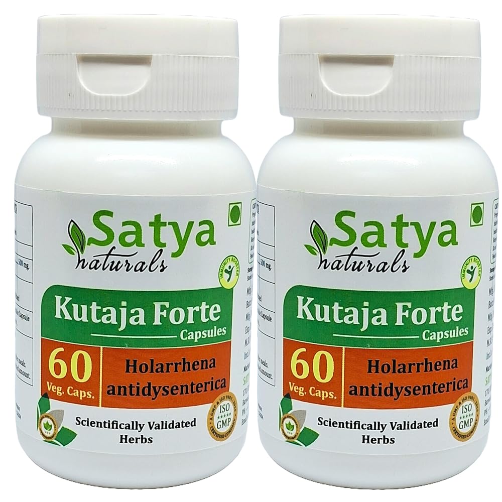 Satya Naturals Kutaja Forte Capsules 500 mg. 60 Veg. Capsule
