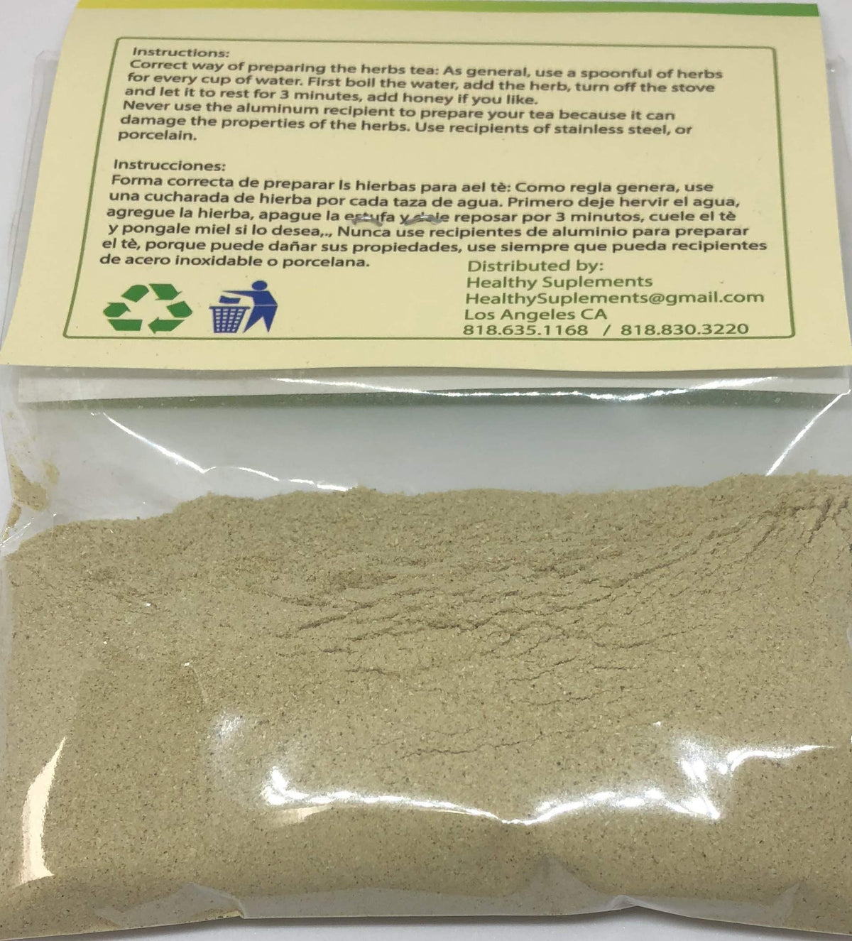 Healthy Supplements Nopal Deshidratado Powder - 1 oz - image 2