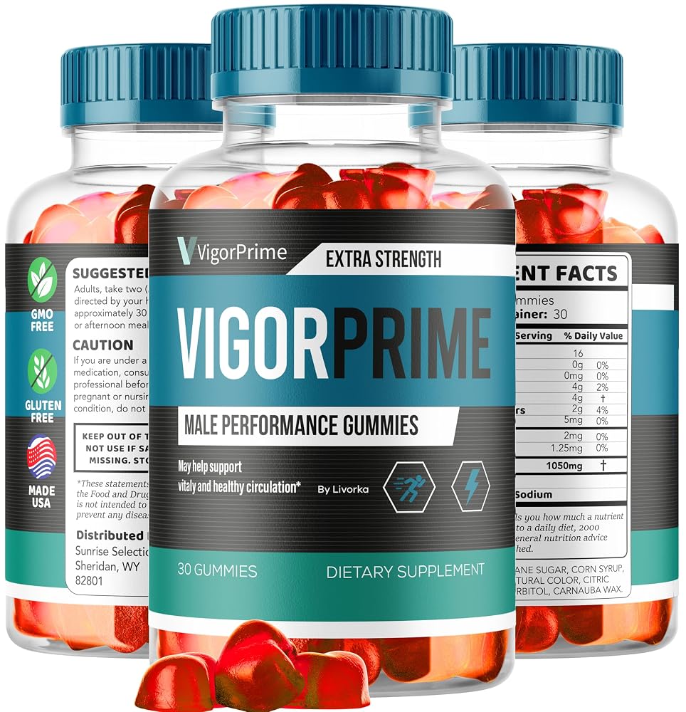 LIVORKA Vigorprime Gummies for Men - 300 Gummies - image 5