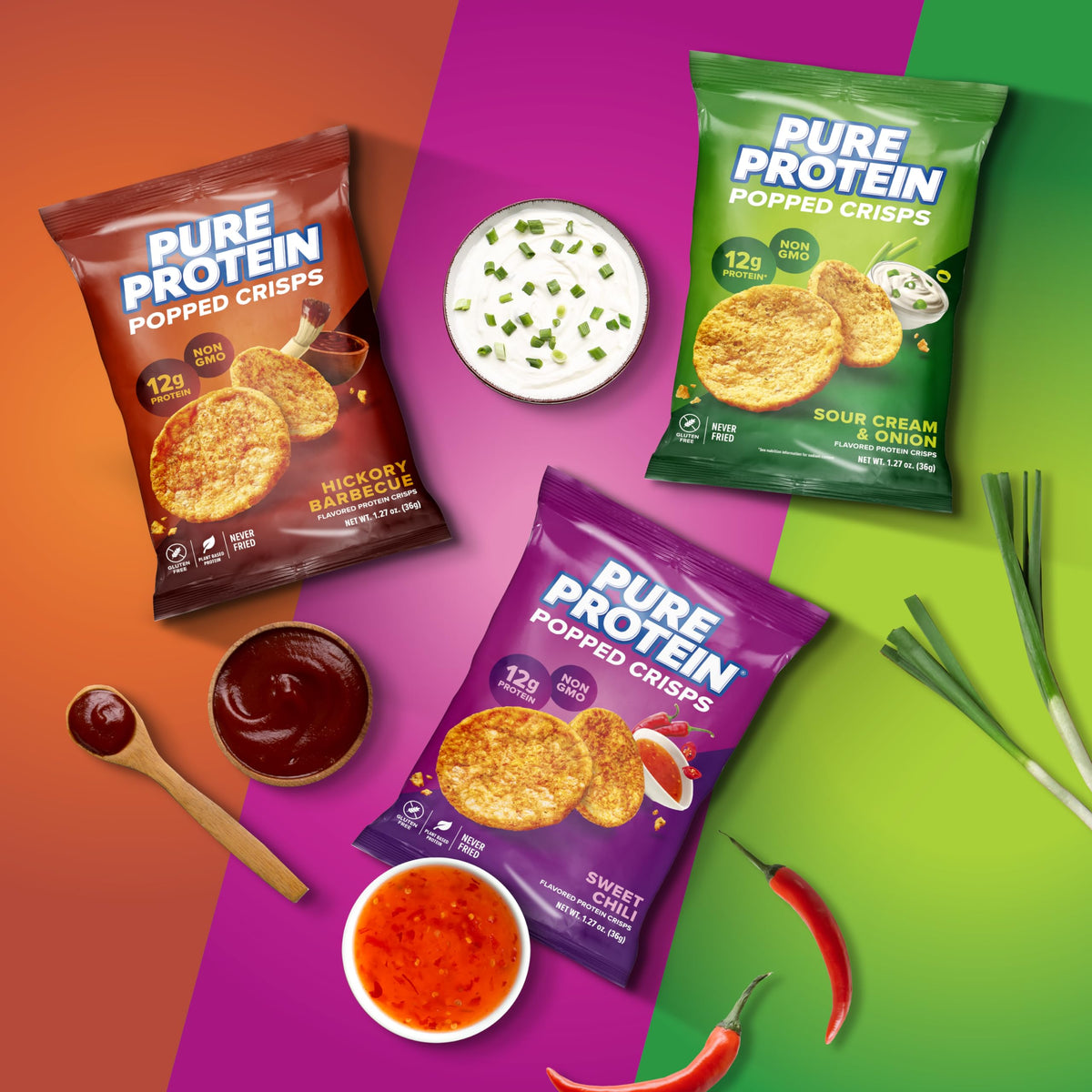 Pure Protein Pop Crisps