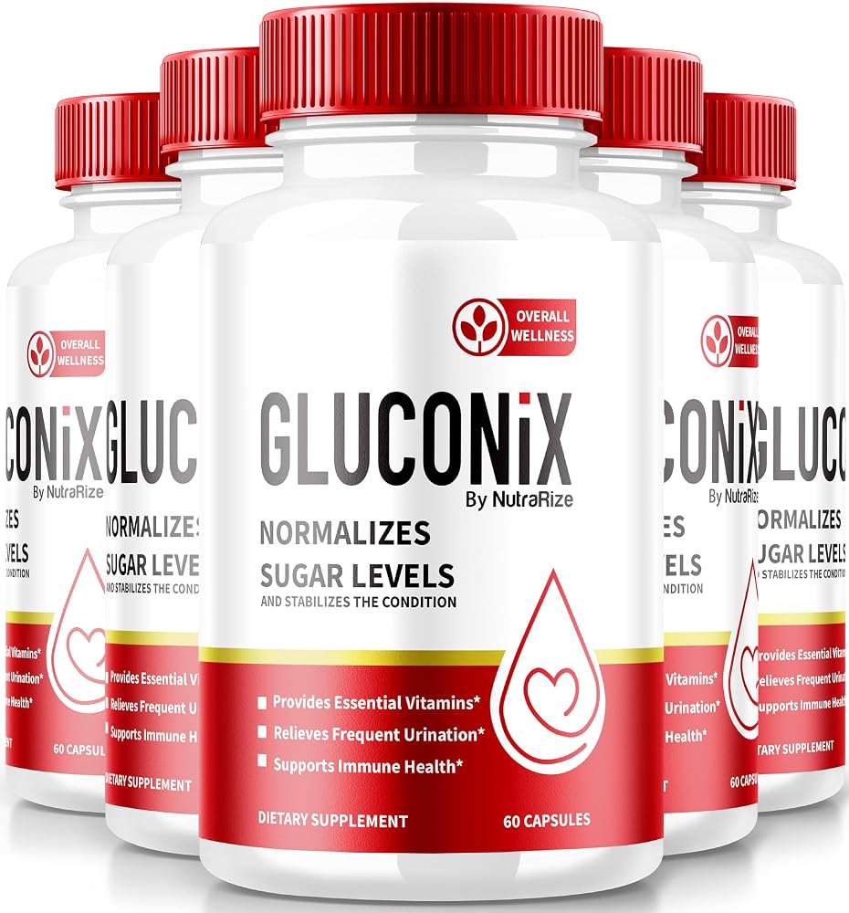 NutraRize Gluconix Blood Support Formula - 300 Capsules