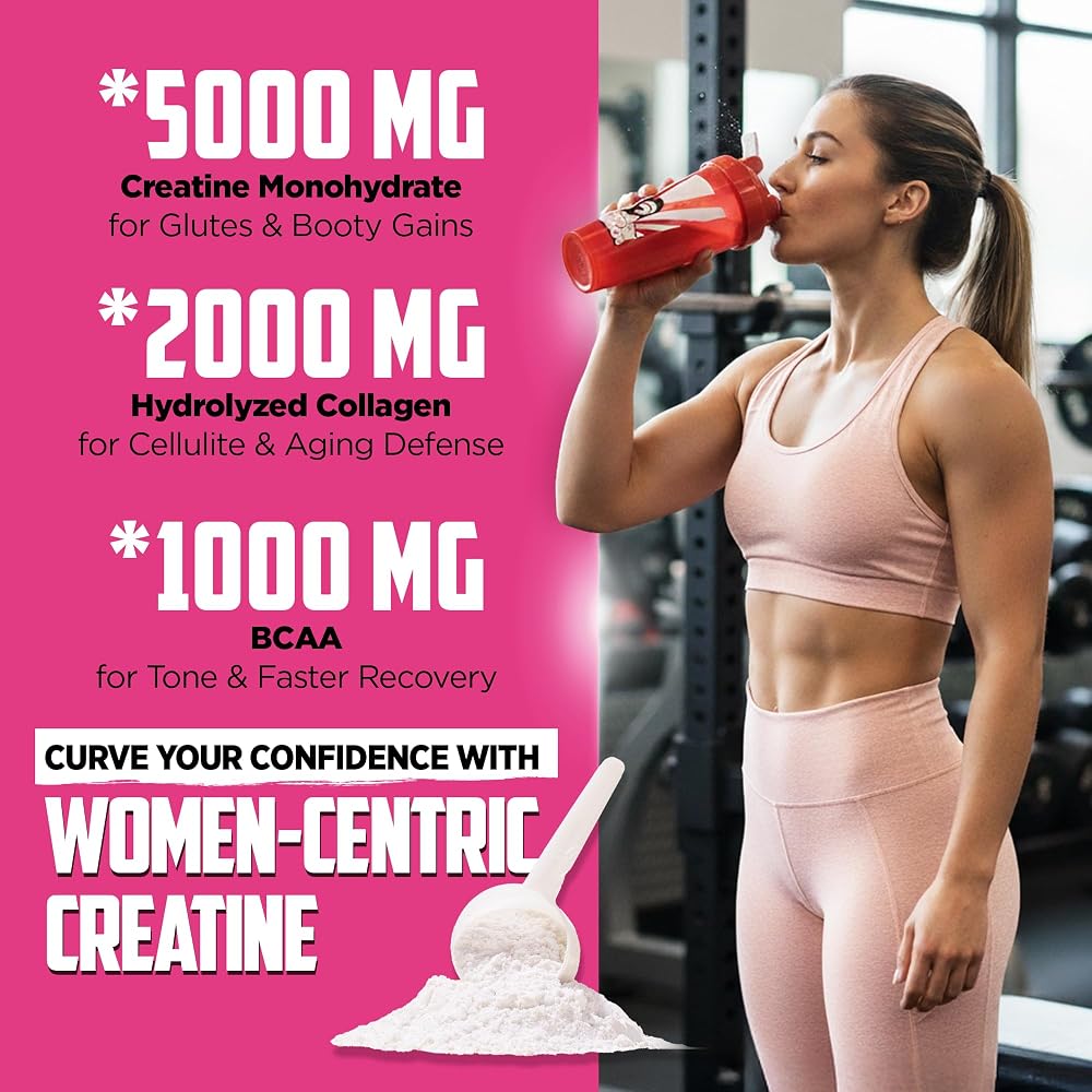 Old School Labs Creatine for Women with Collagen and BCAA