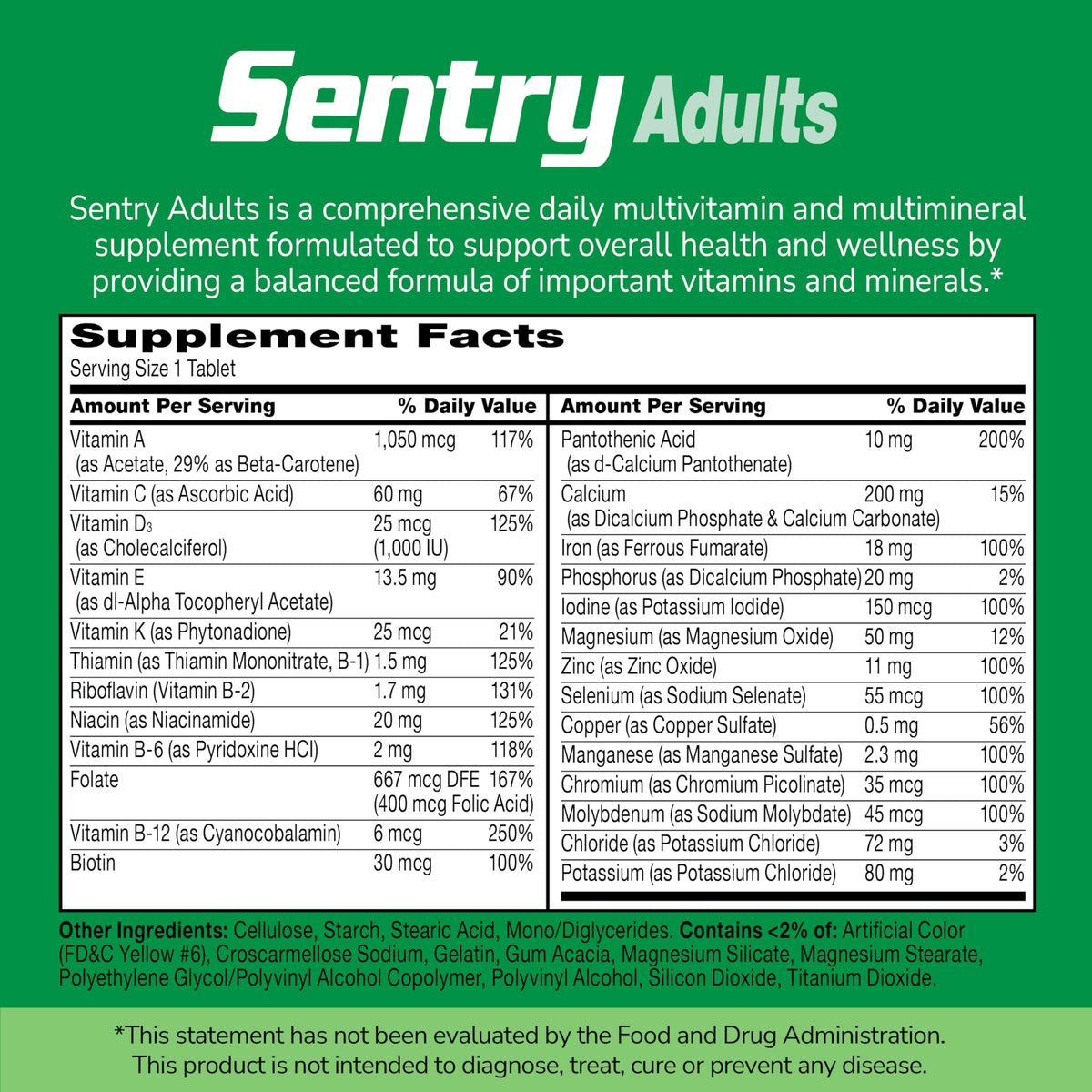 21st Century Sentry Multivitamin with Lycopene & Lutein - 300 Tablets - image 2