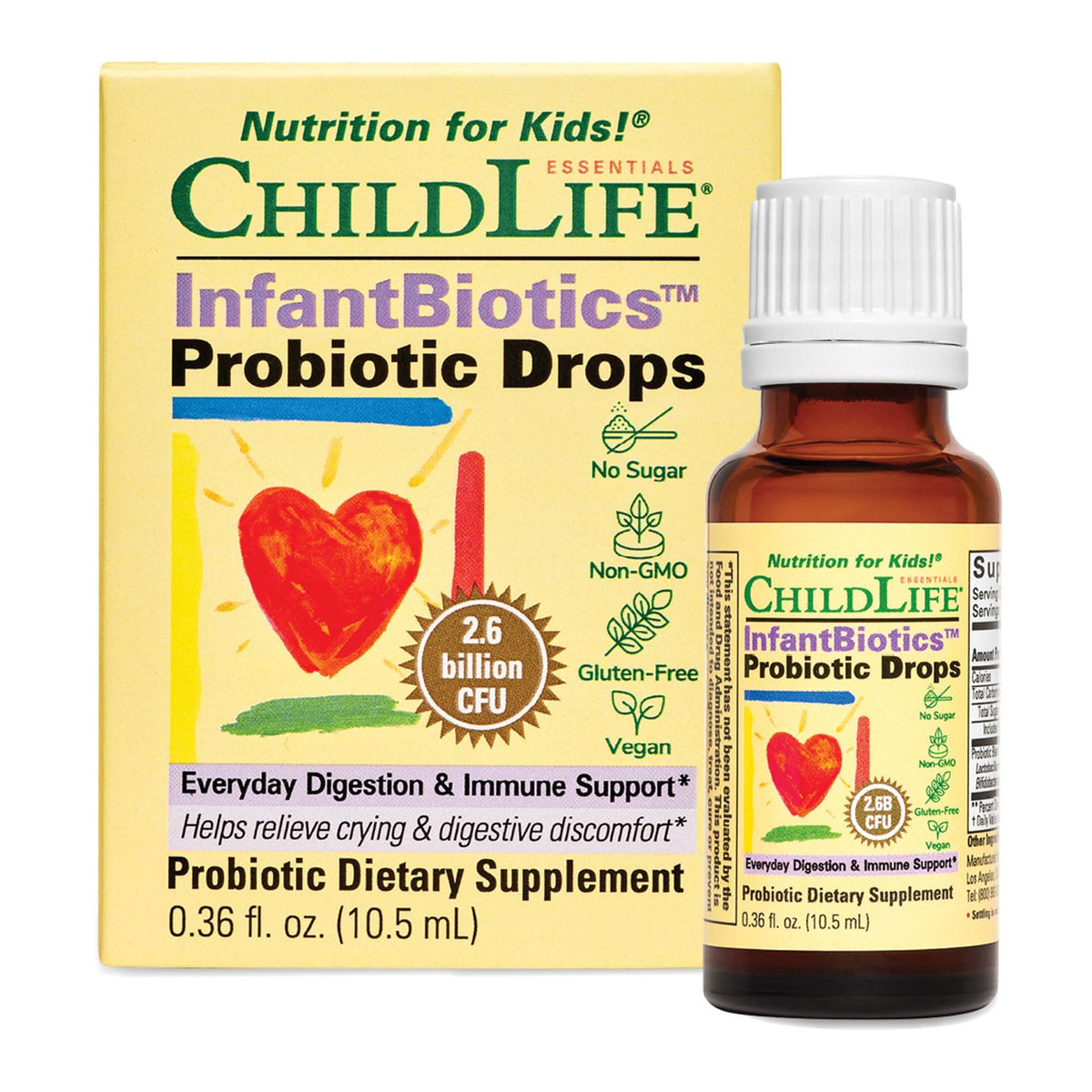 ChildLife Essentials InfantBiotics Baby Probiotic Drops - 0.36 Fl Oz
