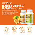 NATURION Buffered Vitamin C 1000 mg with Organic Turmeric