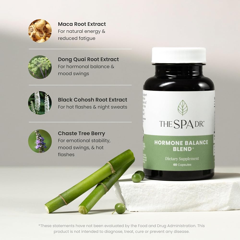 The Spa Dr. Hormone Balance for Women Menopause Support - 60 Capsules - image 4
