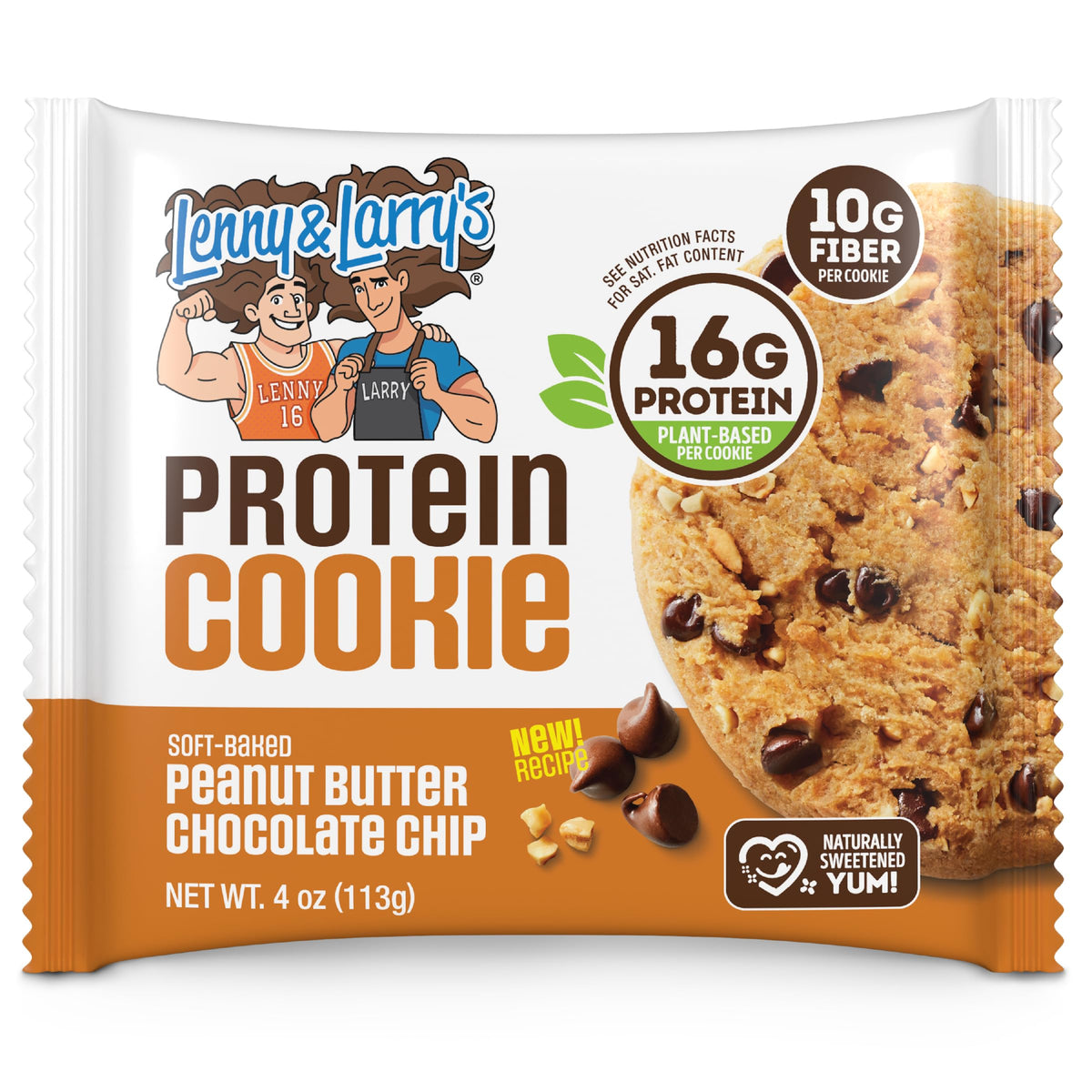Lenny & Larry's Peanut Butter Chocolate Chip Protein Cookie - 6 Pack - image 2