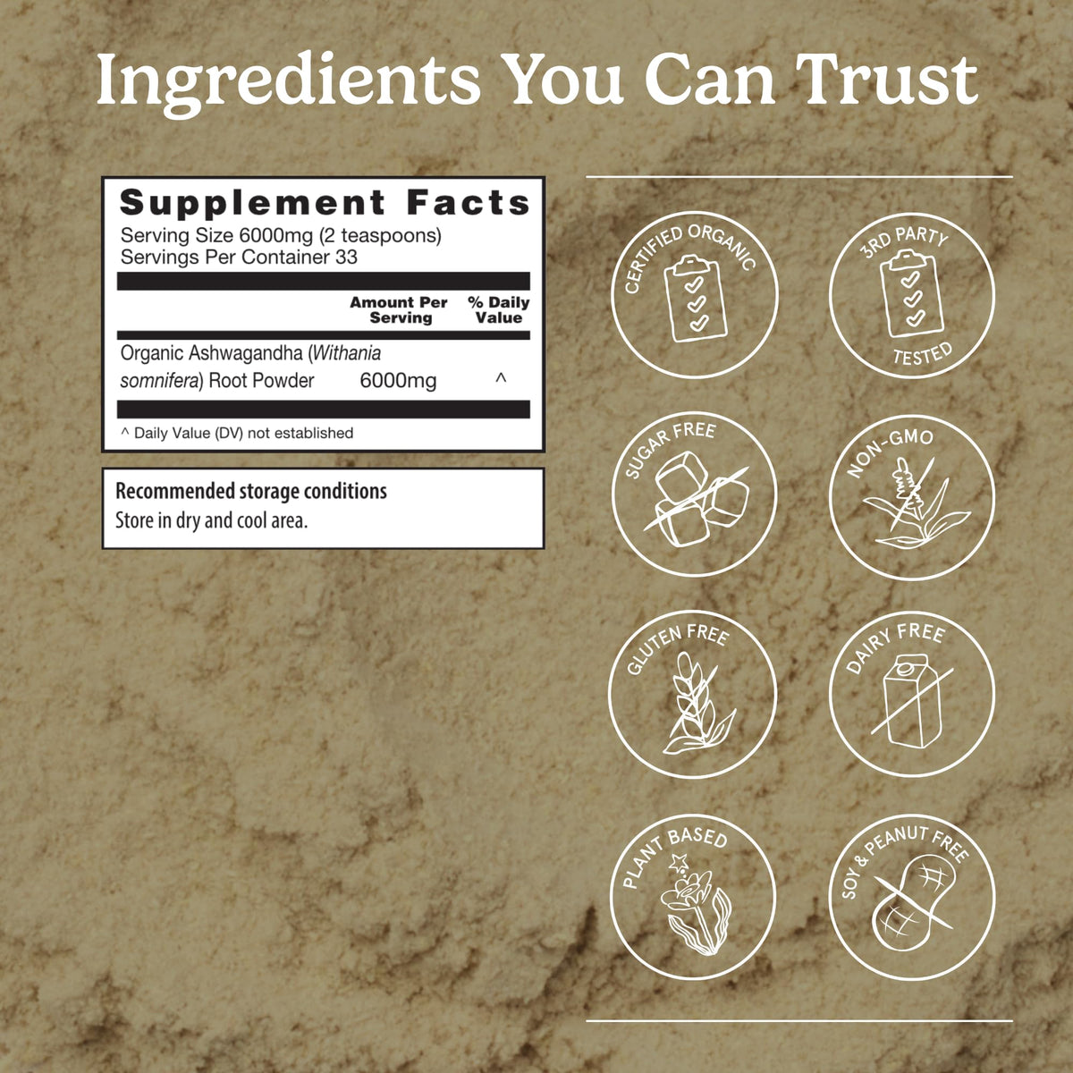 Organic Traditions Ashwagandha Root Powder - 7oz - image 2