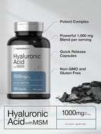 Horbäach Hyaluronic Acid with MSM 1000 mg - 120 Capsules - image 3