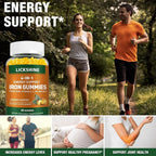 lickshine Iron Supplement Gummies 100MG - 120 Count - image 5